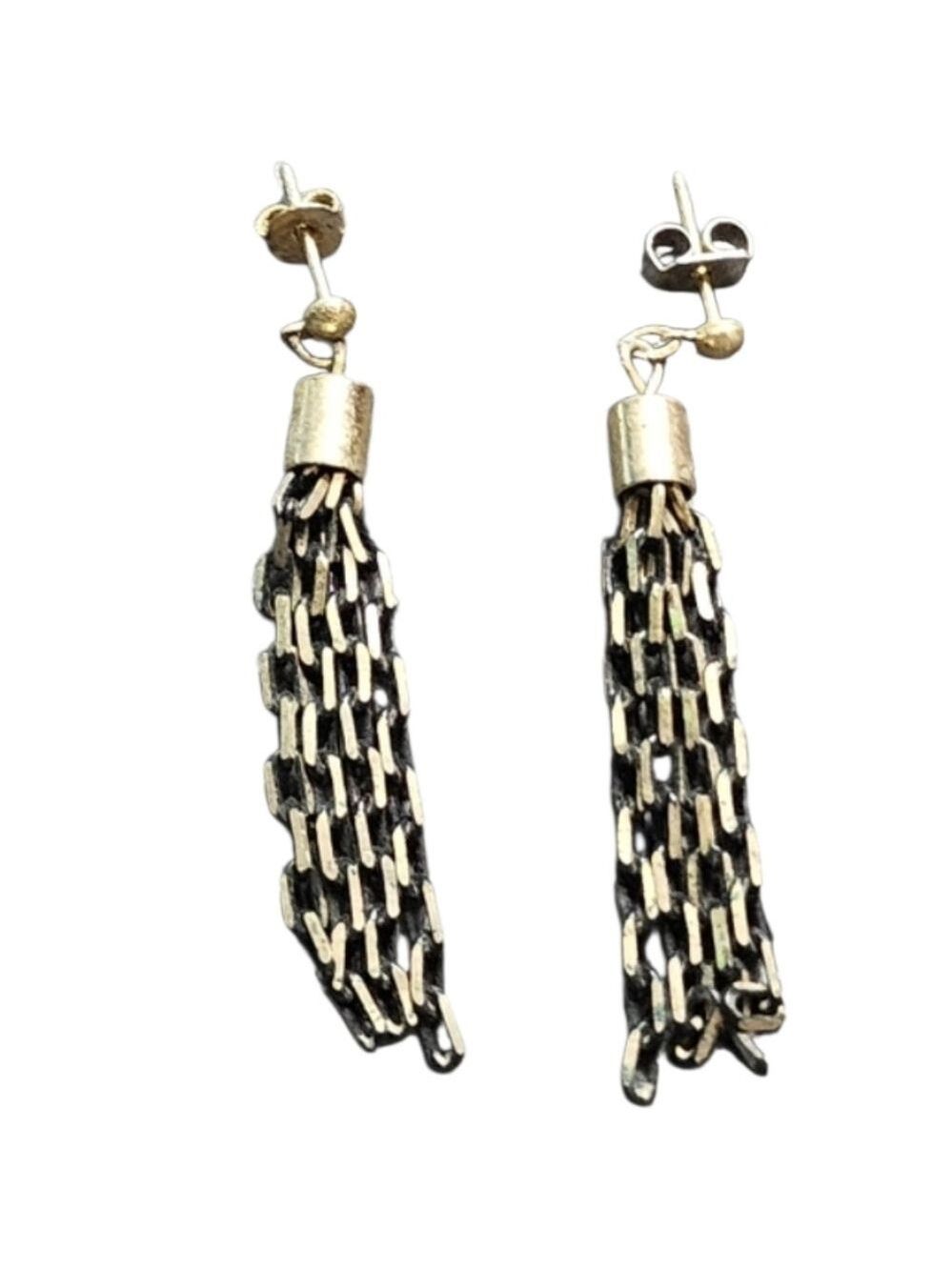 Goldtone Tassel Earrings